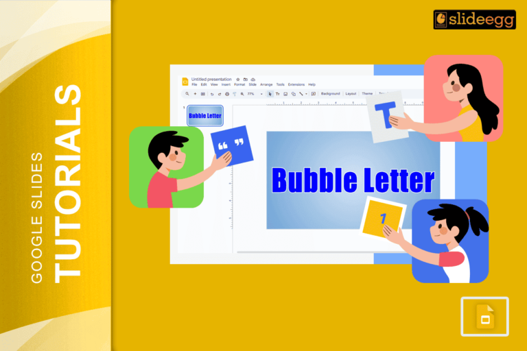 Banner of the blog "How to Make Bubble Letters in Google Slides"