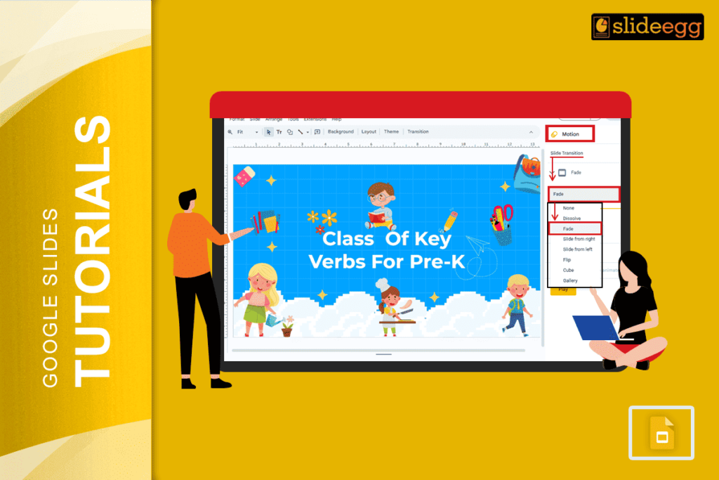 Banner of the Blog "How to Make Words Transition on Google Slides"