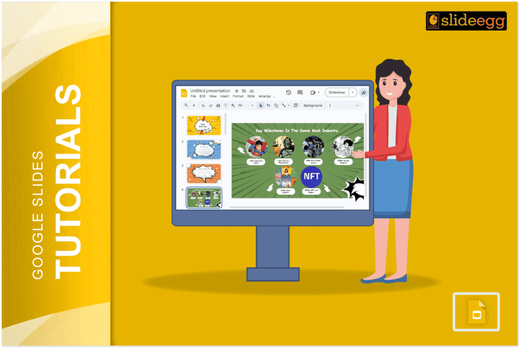 Banner of the Blog "How to Make a Comic Strip on Google Slides"