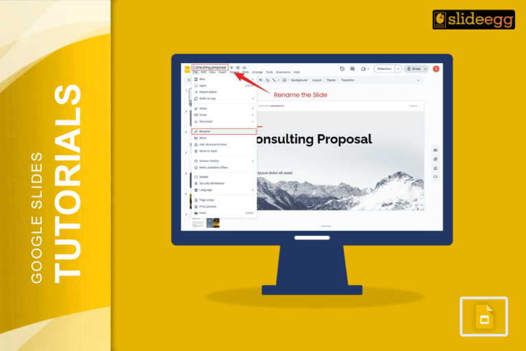 Banner of the Blog "How to Name a Slide in Google Slides"