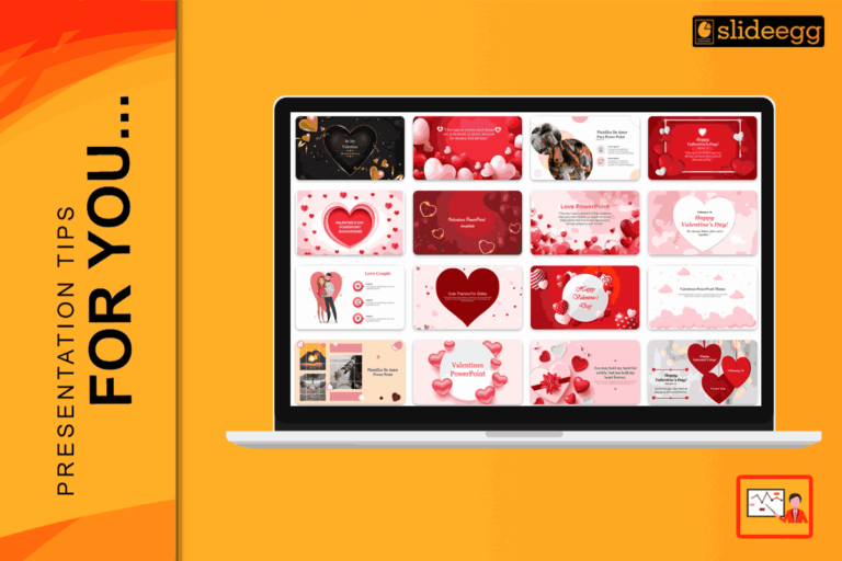 Valentine’s Day 2026 presentation templates with hearts, romantic colors, editable slides for love themes and events now