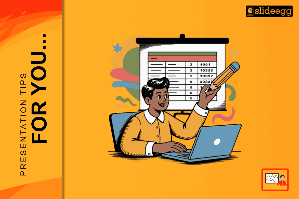Guide to choosing a table presentation template in 2026 with readable rows, strong contrast, and simple data visuals.