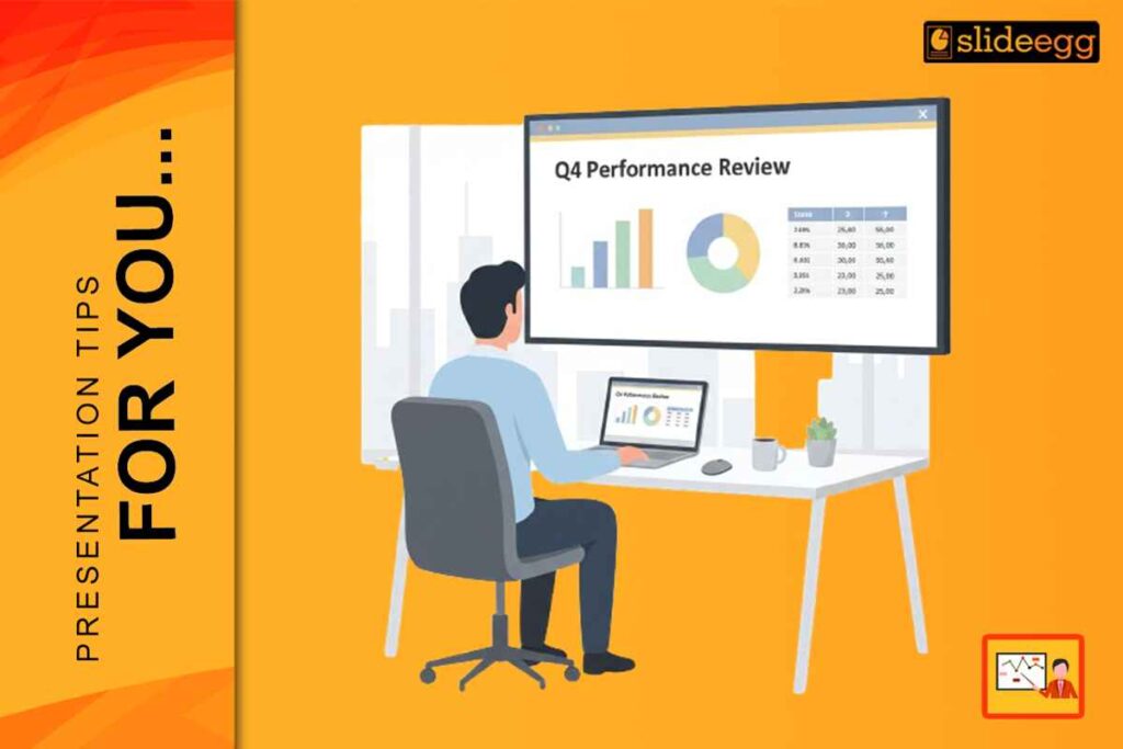 Table presentation template slide showing clear rows, columns, and headers to present data neatly in 2026