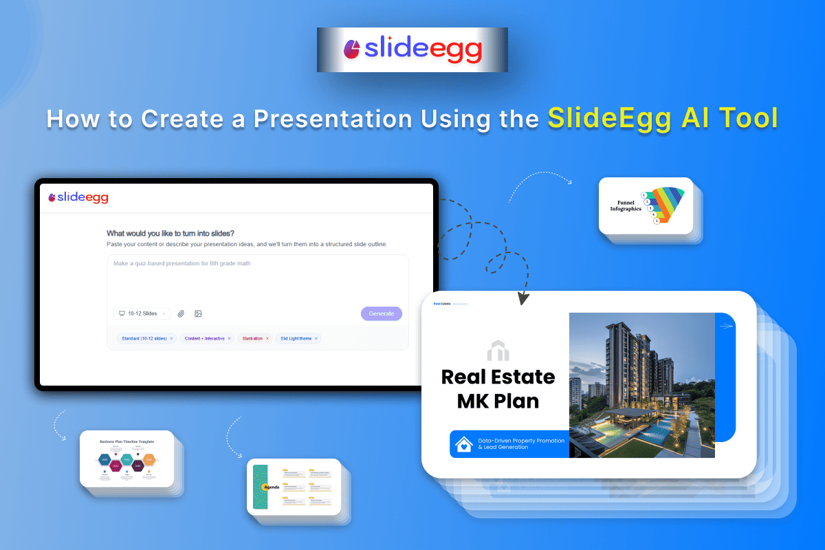 How to Create a Presentation Using the SlideEgg AI Tool