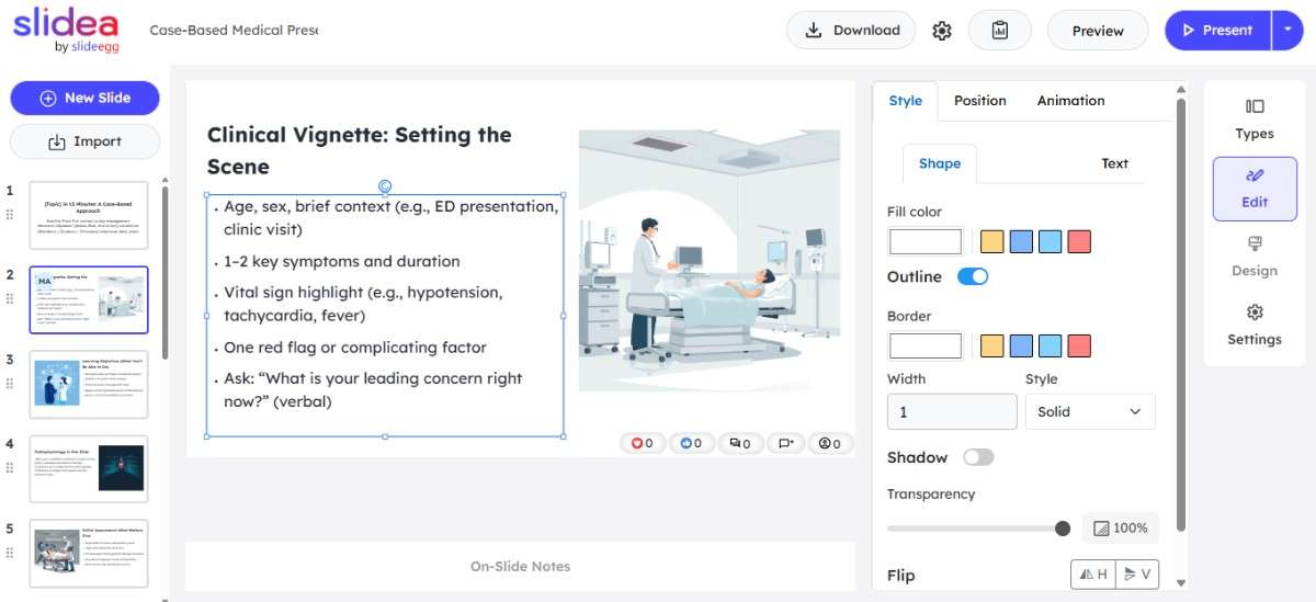 Create Presentations with SlideEgg AI Tool Guide