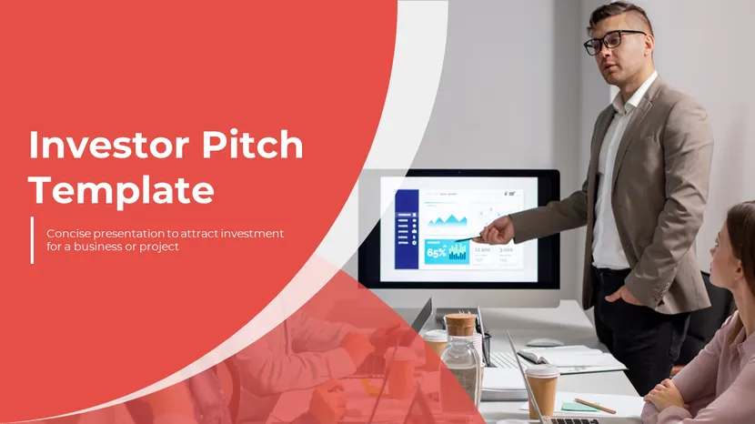 Investor-ready business plan pitch deck PowerPoint template for Series A fundraising