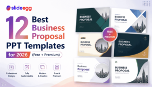 12 best business proposal PPT templates for 2026, highlighting free & premium options.
