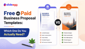 Comparison of Free vs Paid Business Proposal Templates, highlighting features and benefits.