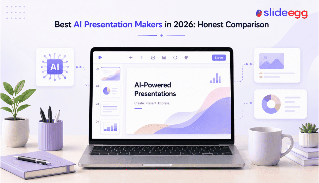 Best AI Presentation Makers in 2026 – Comparison interface highlighting multiple AI presentation tools in 2026