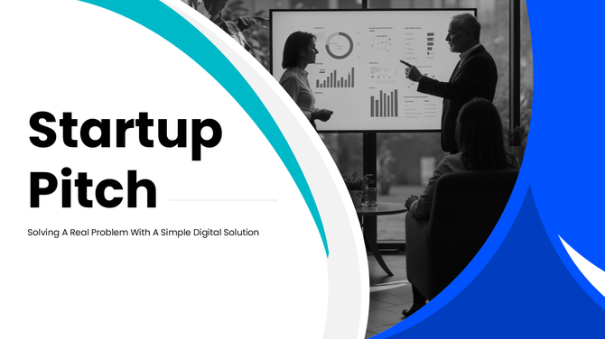 Startup investment pitch template from SlideEgg with an engaging design for business presentations.
