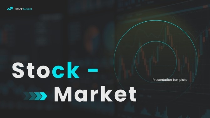 Modern stock market PowerPoint presentation template by SlideEgg featuring trading and investment visuals