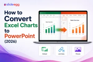 Guide to converting Excel charts to PowerPoint using embed, link data, or picture options