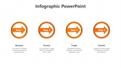 Infographic PowerPoint And Google Slides With Four Nodes