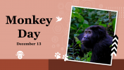 Monkey Day PPT Presentation And Google Slides Templates