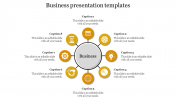 Get bright Business Presentation Template Slides-Yellow