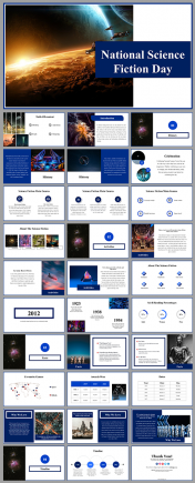National Science Fiction Day PPT and Google Slides Themes