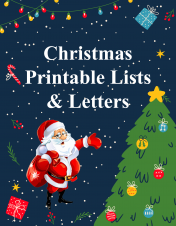 Christmas Printable Lists and Letters PPT And Google Slides