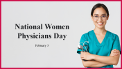 Creative National Women Physicians Day PowerPoint 