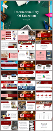 International Day of Education PowerPoint and Google Slides