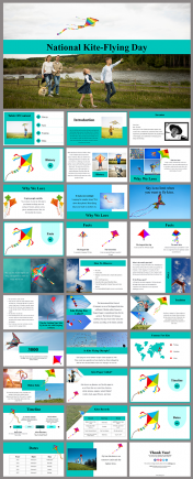National Kite Flying Day PowerPoint and Google Slides Themes