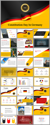 Constitution Day In Germany PowerPoint And Google Slides