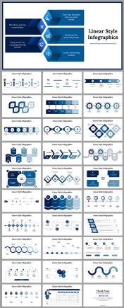 Best Linear Style Infographics PowerPoint Presentation