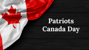 Attractive Patriots Canada Day PowerPoint Presentation