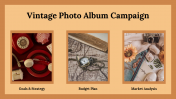 Best Vintage Photo Album Campaign PPT And Google slides