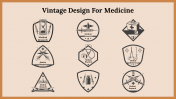 Best Vintage Design For Medicine PowerPoint & Google Slides