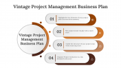Best Vintage Project Management Business Plan PowerPoint