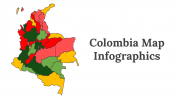 Colombia Map Infographics PowerPoint And Google Slides