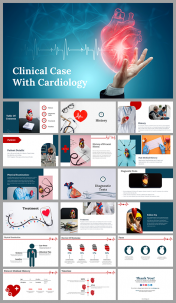 Clinical Case With Cardiology PowerPoint And Google Slides