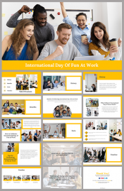 Best International Day Of Fun At Work PPT And Google Slides