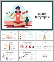 Creative Health Infographic PowerPoint And Google Slides