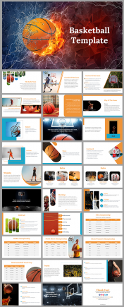 Creative Basketball PowerPoint And Google Slides Template