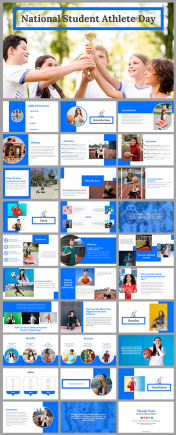 Best National Student Athlete Day PPT And Google Slides
