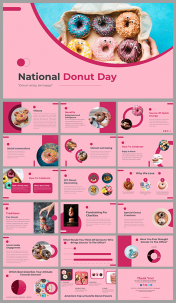 National Donut Day PowerPoint And Google Slides Templates