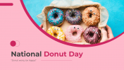 National Donut Day PowerPoint And Google Slides Templates