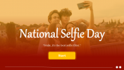 National Selfie Day PowerPoint And Google Slides Templates