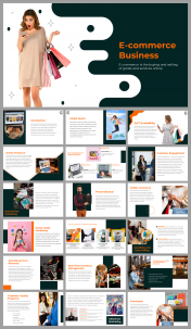 E-commerce Business PowerPoint And Google Slides Templates
