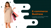 E-commerce Business PowerPoint And Google Slides Templates