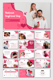 Best National Boyfriend Day PowerPoint And Google Slides