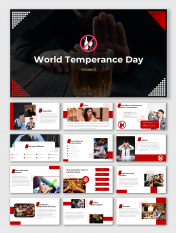 Creative World Temperance Day PowerPoint And Google Slides