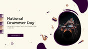 Stunning National Drummer Day PowerPoint And google Slides