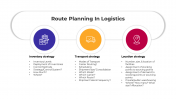Stunning Route Planning In Logistics PPT And Google Slides