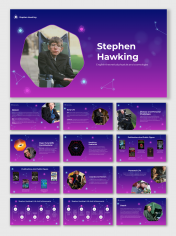 Stunning Stephen Hawking PowerPoint And Google Slides
