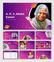 Majestic APJ Abdul Kalam PowerPoint And Google Slides