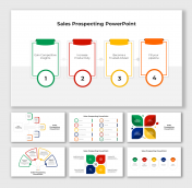 Mind Blowing Sales Prospecting PowerPoint And Google Slides