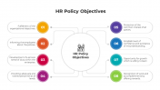 Creative HR Policy Objectives PowerPoint And Google Slides