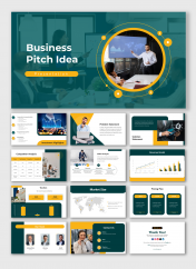 Astounding Business Idea Pitch PowerPoint And Google Slides